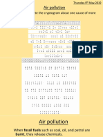 Air Pollution AQA GCSE Biology