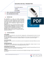 Sem1605Tc Thermocouple Din Rail Transmitter: D2589-01-03 CN5522 SEM1605TC Data Sheet, Page 1 of 4