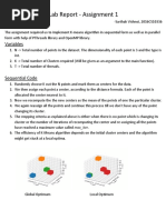 Lab Report - Assignment 1: Variables