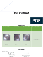 Scar Diameter