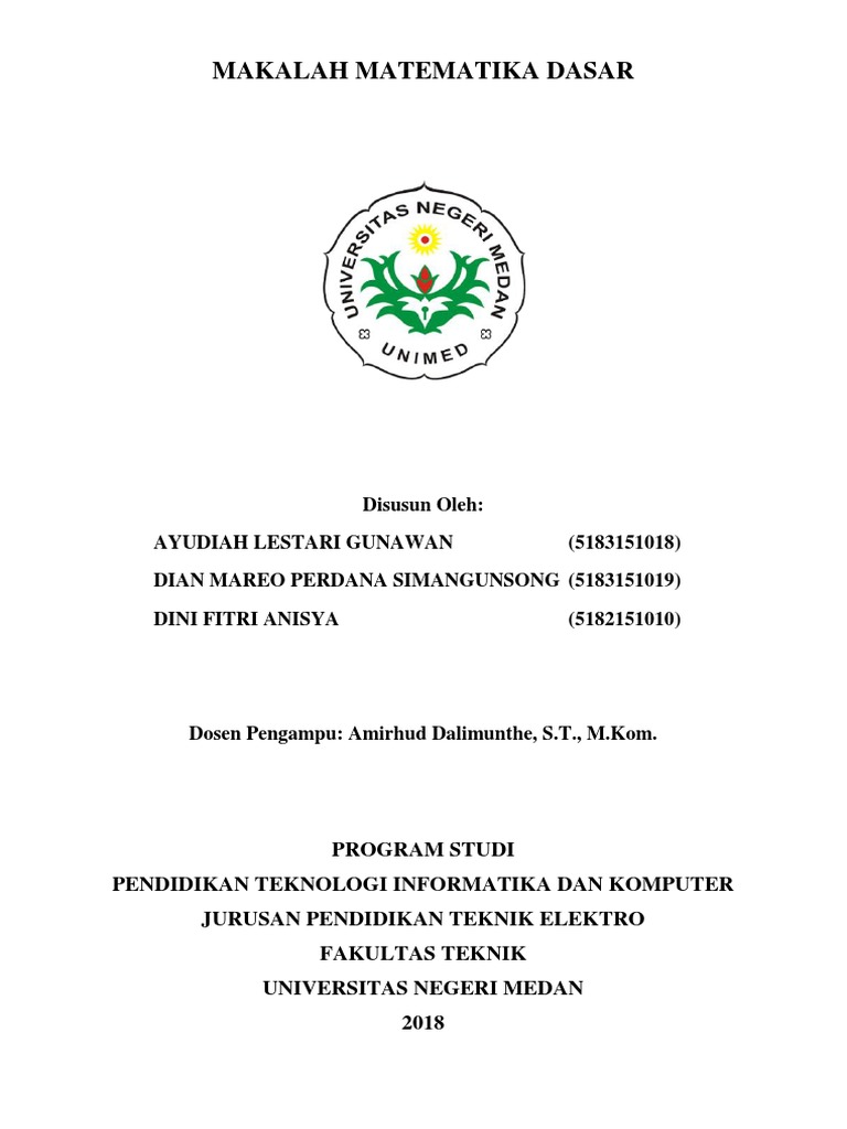 Makalah Matematika Dasar