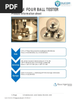 Four Ball Tester Ordering Guide | PDF | Wear | Friction