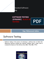 Object Oriented Software Engineering Black Box Testing Techniques