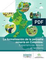 La Formalizacion de La Pequena Mineria e PDF