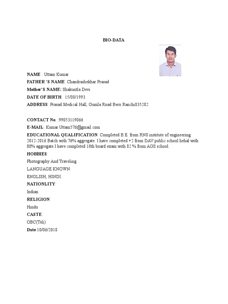 Biodata Rtf
