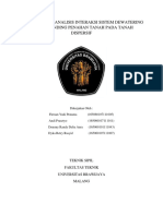 Review Jurnal Analisis Interaksi Sistem Dewatering Dengan Dinding Penahan Tanah Pada Tanah Dispersif