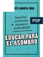 EDUCAR PARA EL ASOMBRO. Sencillez, confianza, paciencia y profundidad - ANDRÉS GARCÍA INDA.pdf