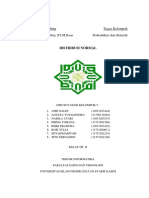 Distribusi Normalitas, Z-Score Dan Uji Hipotesis