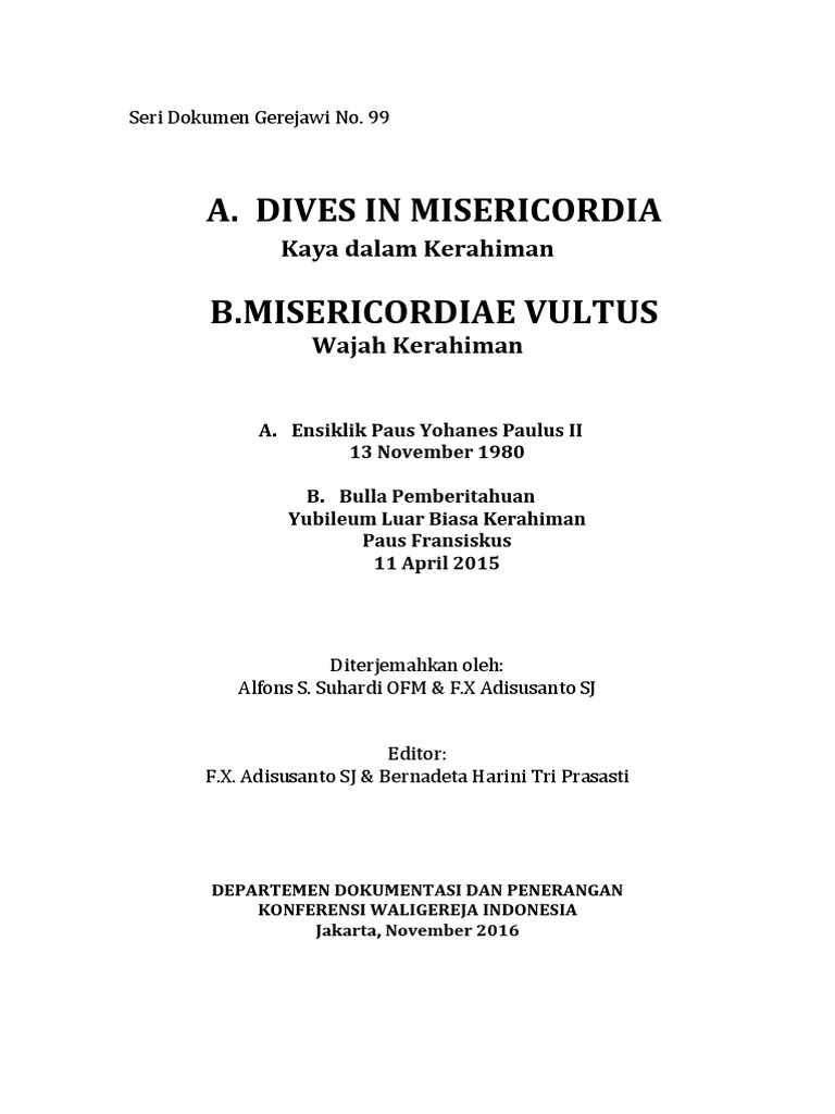 Sdg 99 Divesinmisericordiamisericordiaevultuspdf