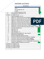 Materiales eléctricos varios 150+ ítems