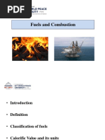 Fuels and Combustion