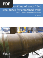 Local Buckling of Sand Filled CHS