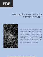 AULA 1 - Diferenças e Aproximações de Psicodiagnóstico e Evaliação Psicológica