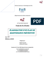 Elaboration D'un Plan de Maint - ERROUDI Wafae - 2566 PDF