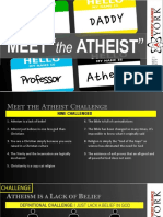 Meet the Atheist Challenges
