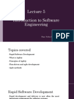 Introduction To Software Engineering: Engr. Hafiza Sundus Waleed