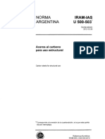 IRAM IAS U 500 503 AcC Estructura PDF