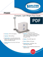 Compact, Light Weight Floor Scale: Protocol