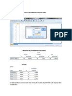 Prueba de Medias