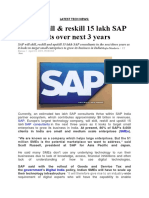 SAP To Skill & Reskill 15 Lakh SAP Consultants Over Next 3 Years