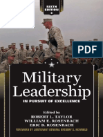 Military Leadership - in Pursuit of Excellence, 6th Edition PDF