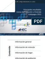 Galapagos Informe General