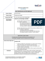 Texas Cte Lesson Plan: Special Education Modifications or Accommodations, If Applicable