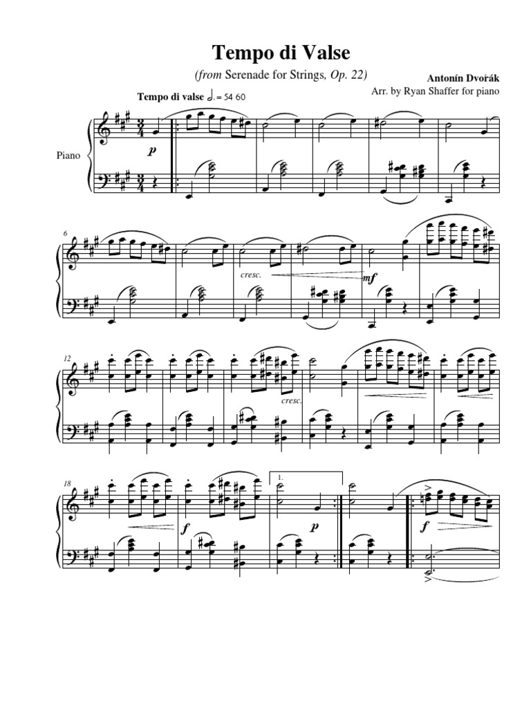 IMSLP211695-PMLP59797-Tempo Di Valse, Transcri PDF | PDF | Musical