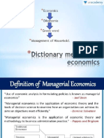 MANAGERIAL  economics Quick Learn