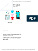 Patron Blusa o Camiseta Tipo T-Shirt para Niñas de 6 A 7 Años - Moldes Gratis Ropa de Niña PDF