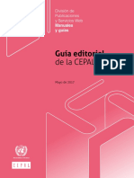 Guía Editorial: de La CEPAL