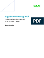 Sage 50 COM API - User's Manual - Event Handling