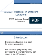 Tourism Potential in Different Locations: BTEC National Travel and Tourism