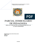 Parcial Domiciliario de Pedagogia