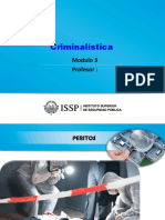 Criminalística: Modulo 3 Profesor