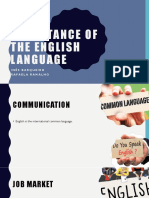 THE Importance of The English L Anguage: Inês Barqueiro Rafaela Ramalho