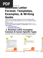 Business Letter Format Example Multiple Recipients | PDF | Résumé ...