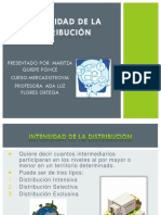 Intensidad de La Distribucion