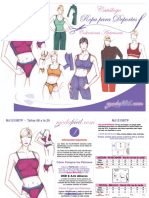 Catalogo de Moldes de Ropa para Deportes, Gym y Fitness PDF