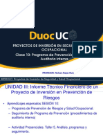 CLASE 10 Proyectos de Inversion en SSO 2019-1