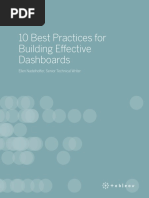 10 Best Practices For Building Effective Dashboards: Ellen Nadelhoffer, Senior Technical Writer