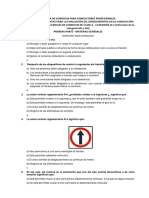 Examen desarrollado de manejo