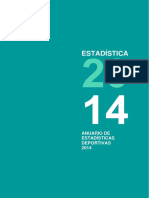 Anuario de Estadisticas Deportivas 2014 PDF