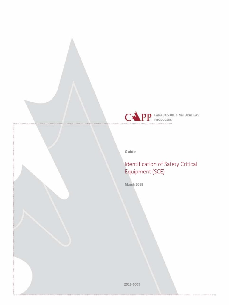 Identification of Safety Critical Equipment (SCE) Guide Download