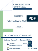 Decision Modeling With Microsoft Excel