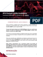 Comentários sobre a 3a emissão de cotas do FII RBRR11 e análise inicial do FII BTCR11