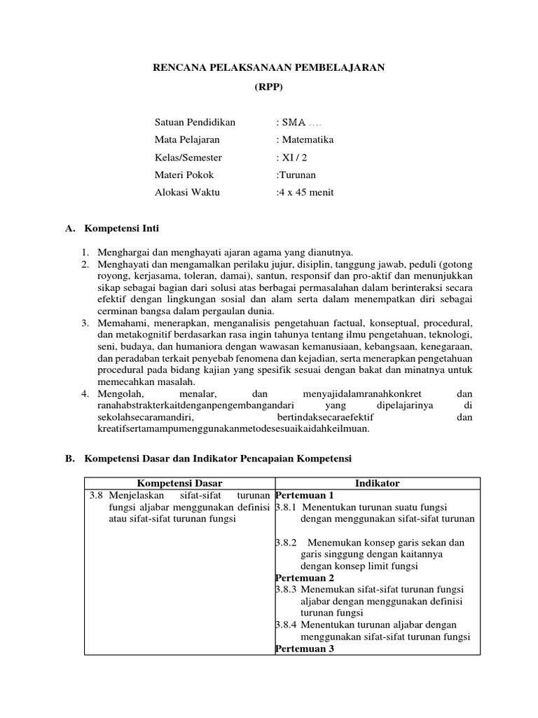 2 Rpp 3 8 Turunan Docx