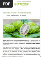 Noni_ Veja Porquê é Proibida No Brasil - GreenMe.com.Br