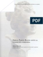 Emilia Pardo Bazan Ante La Condicion Femenina PDF
