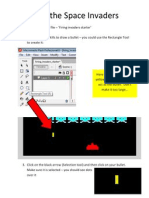 Firing at Space Invaders